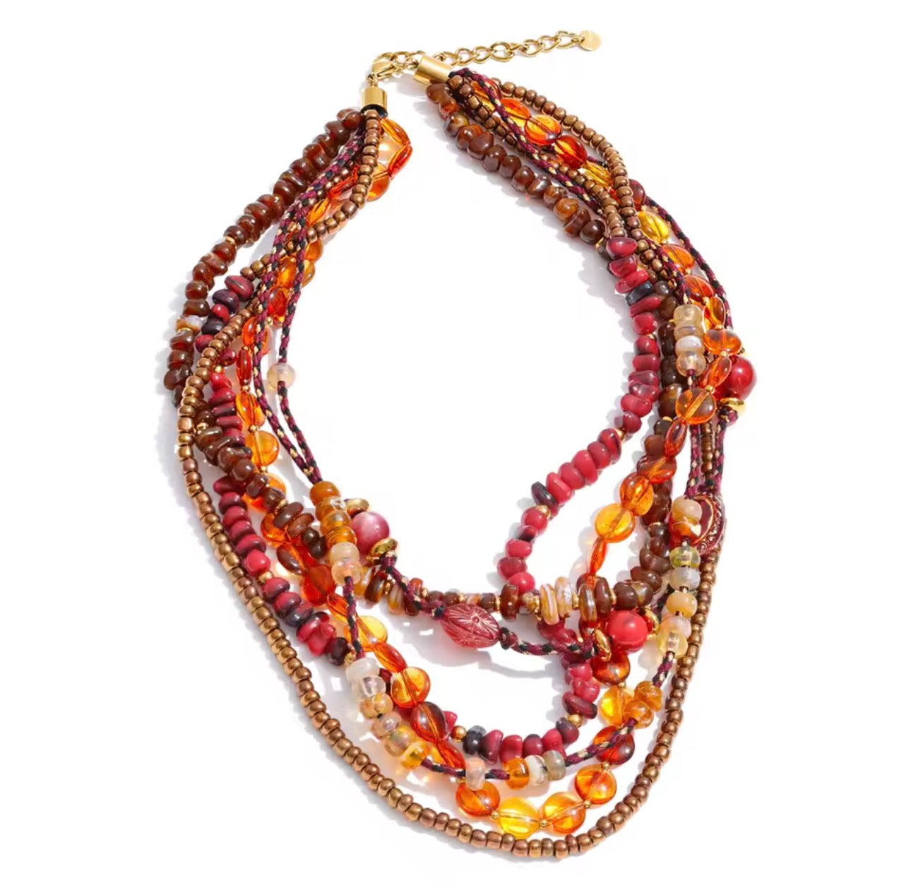 Amber Beads Necklace