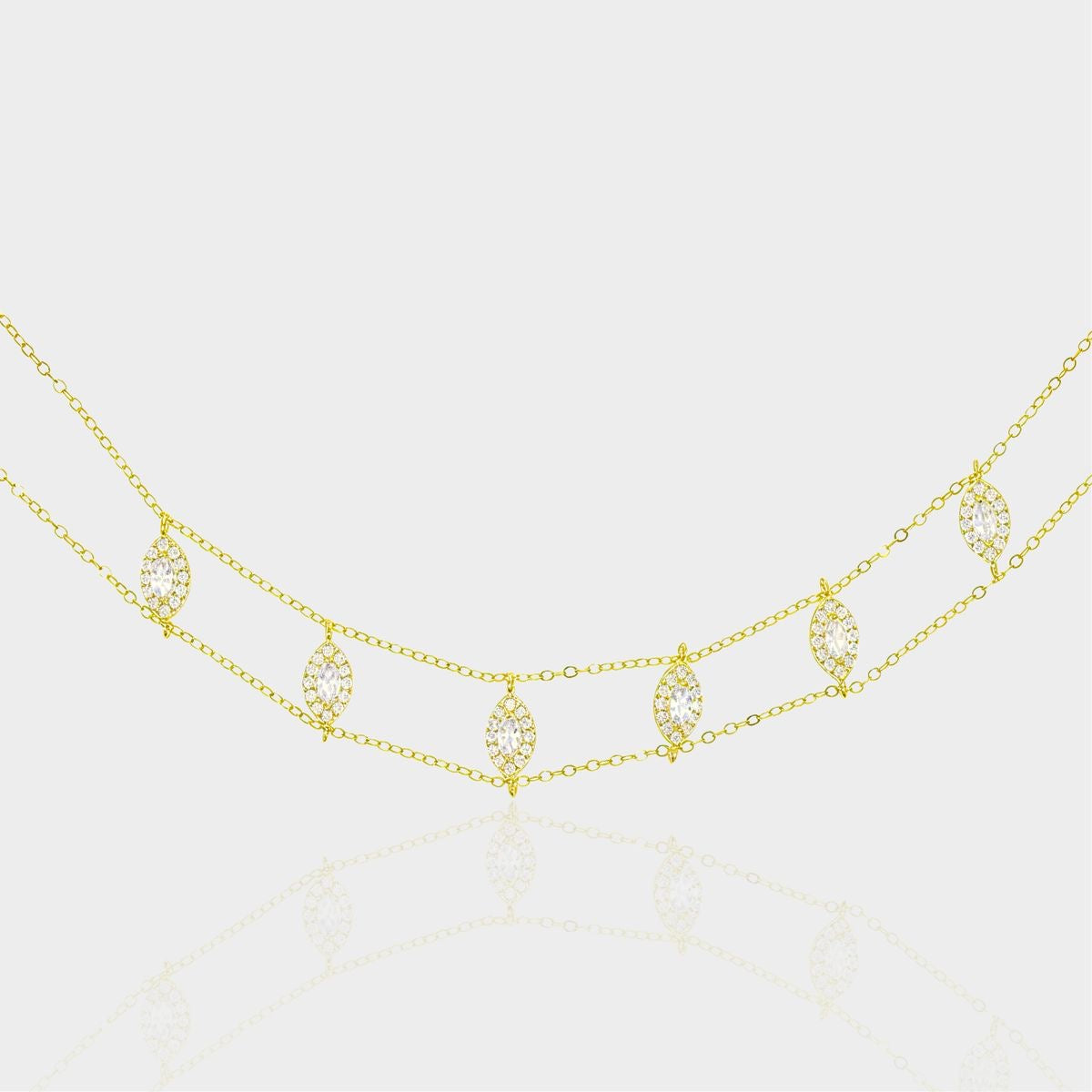 Marquise Choker - Gold