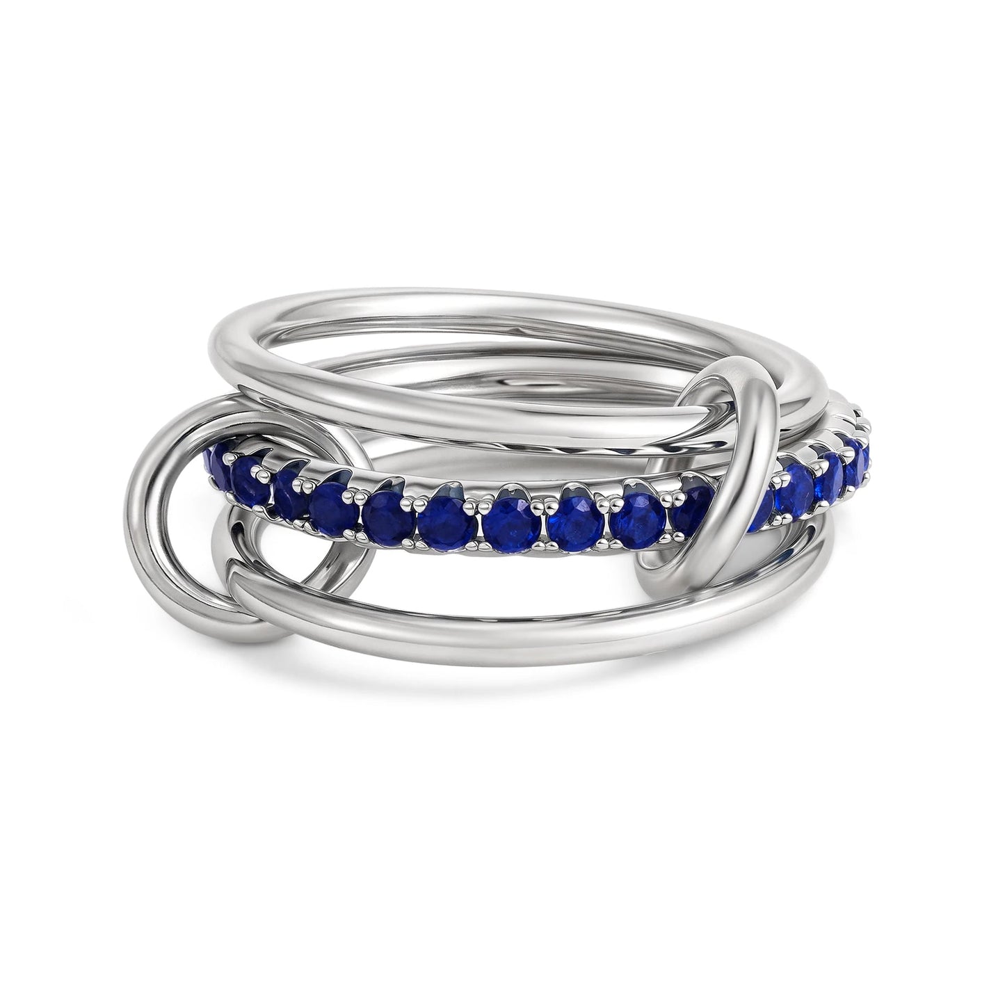 Cobalt Stack Ring