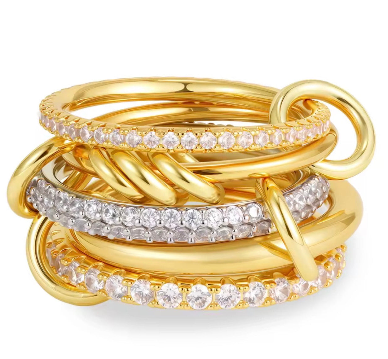 Mixed Stack Ring