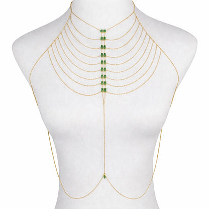 Emerald Bodychain