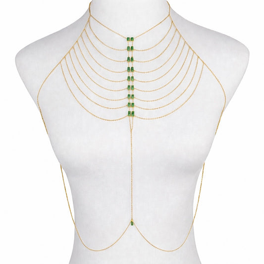 Emerald Bodychain