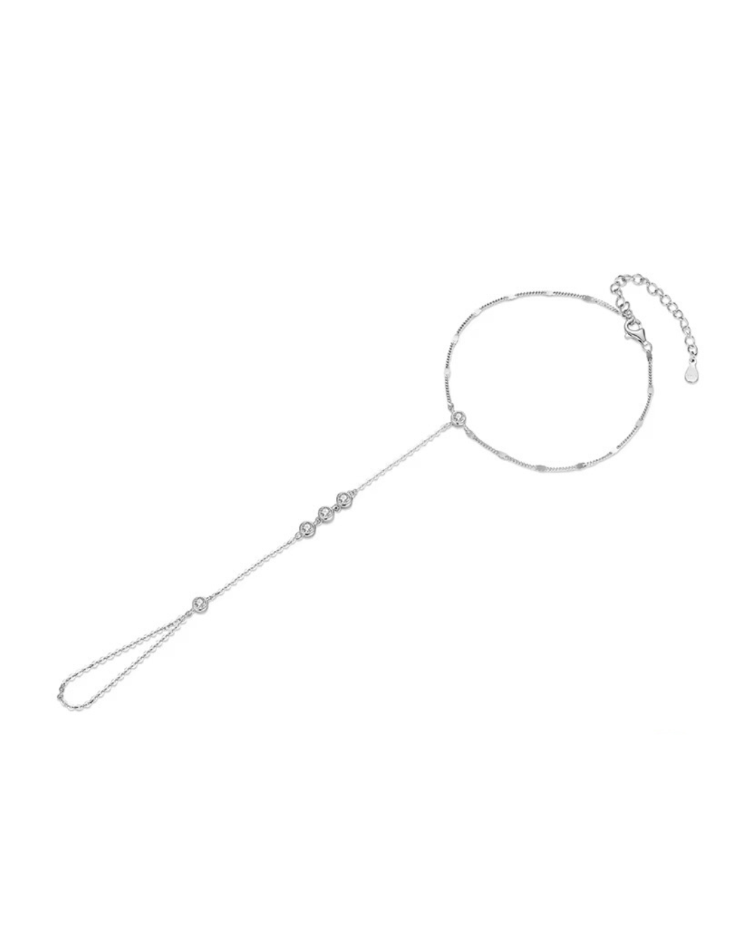 Silver Tassel Hand Chain