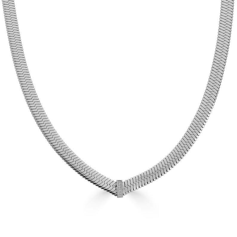 Sleek Silver Necklace (Thin)