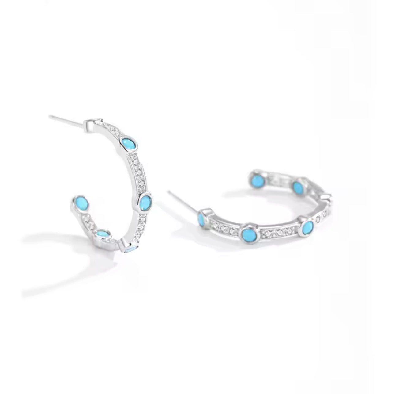 Turqoise Hoop
