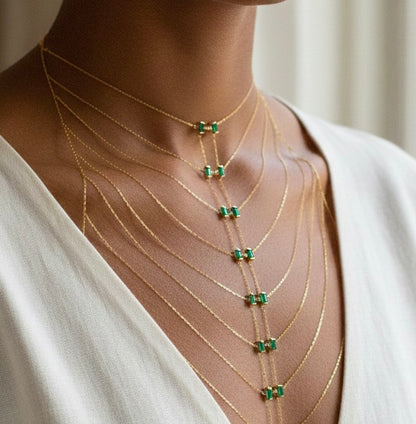 Emerald Bodychain