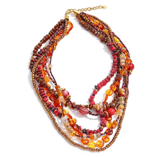 Amber Beads Necklace