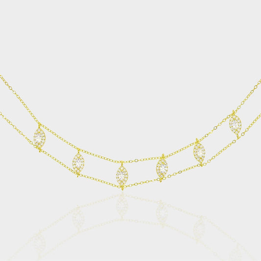 Marquise Choker - Gold