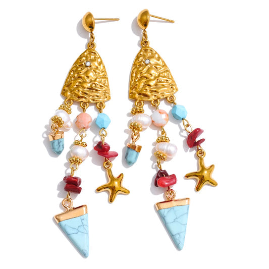 Mixed Gems Earrings