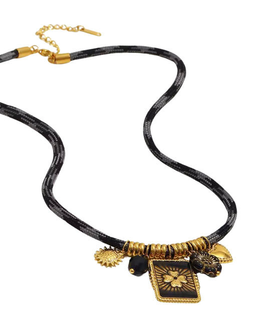 Noir Charm Necklace