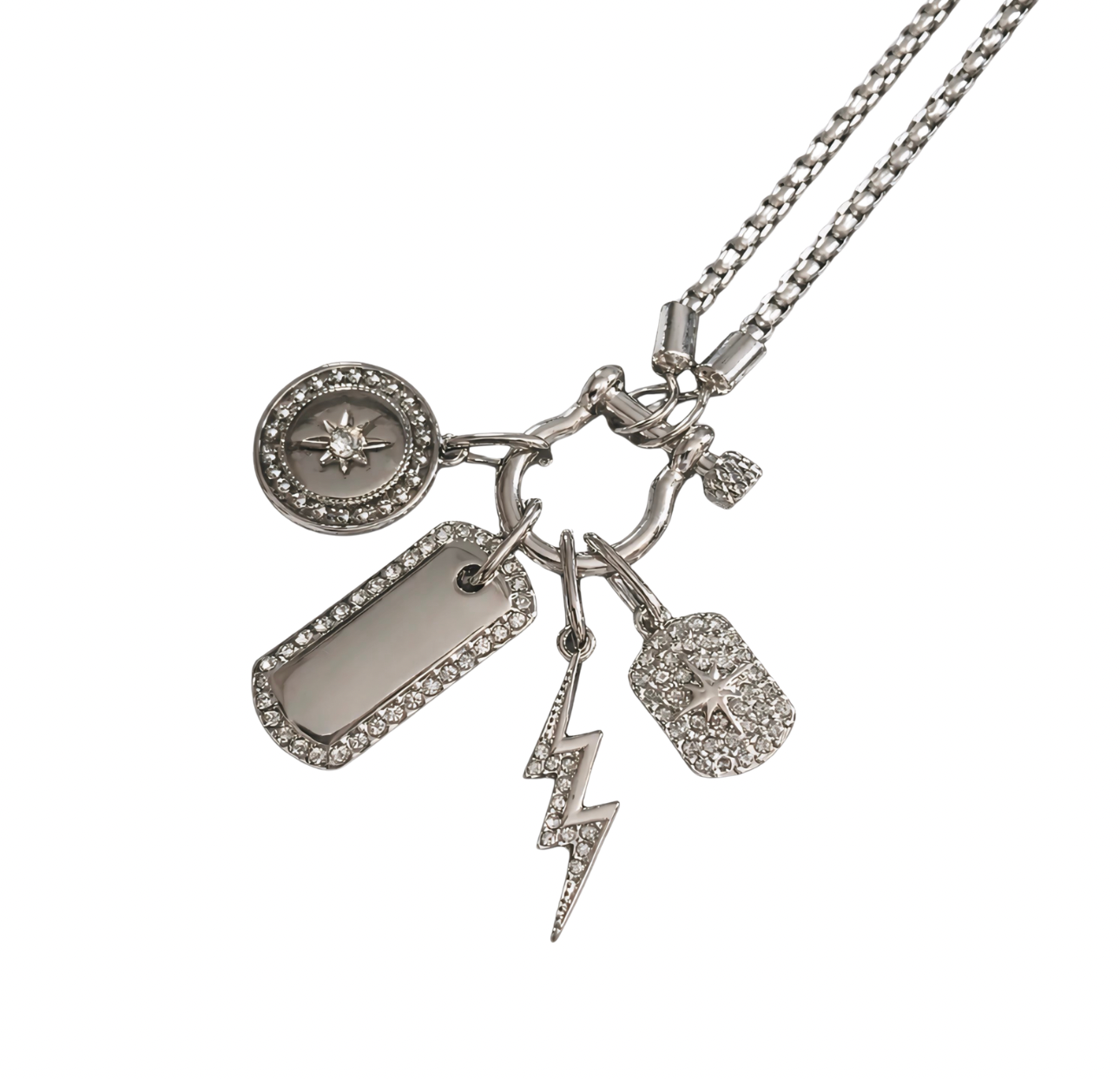 Mayhem Silver Necklace