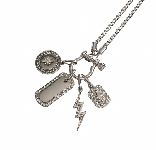 Mayhem Silver Necklace